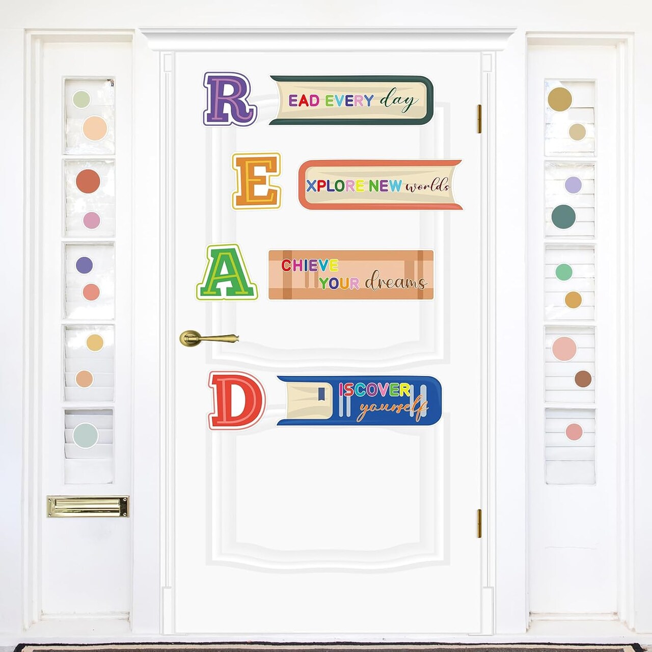 Classroom Wall Decor for Elementary Middle School Teacher Supply (Read)